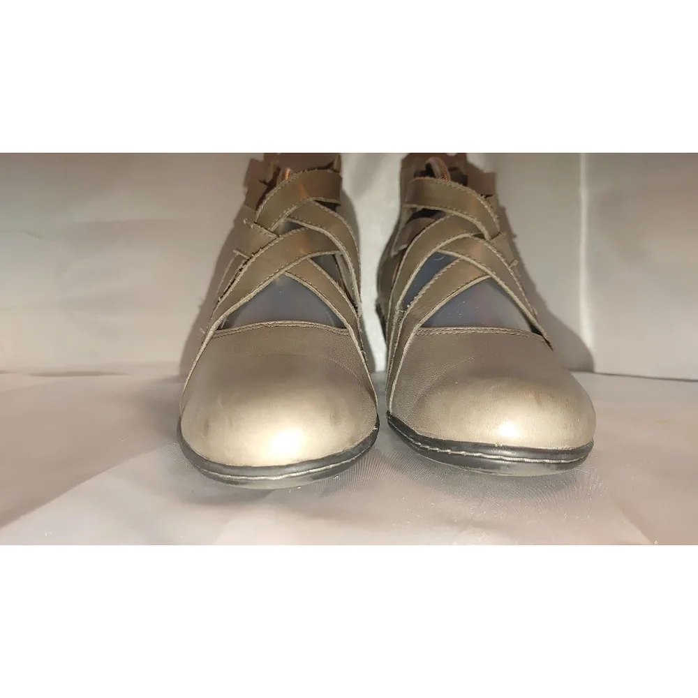 Rockport Cobb Hill Trixie Leather xStrap Booties Size 10